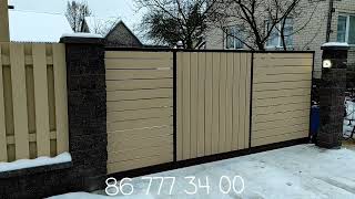 Roger Bh30610Hs Greitaeigės Pavaros Sumontavimas Roger Bh30 High Speed Sliding Gate Automation