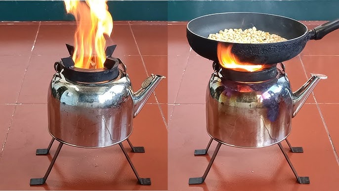 Improvised Rocket Stove 🚀 : made with recyclable materials ♻ 