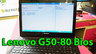 Enter Lenovo G50-80 Bios Setup & Enable USB Legacy Mode - Install Windows 7/8/10