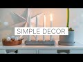 CHRISTMAS 2021 Decorate with me I SIMPLE I  Minimal I SCANDINAVIAN