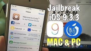 Jailbreak iOS 9.3.3 on Mac w/ PanGu & Impactor