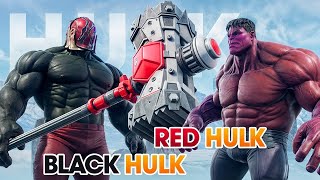 Black Hulk vs Red Hulk vs Siren Head Ep-80 | Team Hulk fights with Black Alien