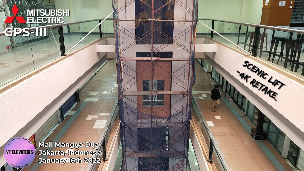 [4K] Mitsubishi GPS-III Scenic Lift - Mall Mangga Dua, Jakarta