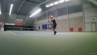 TC Blau-WeiB / 03.Nov.2023牧甫move VS ROBERT（DRESDEN）Tennisspieler / Taiwan vs Deutschland)Tennishalle