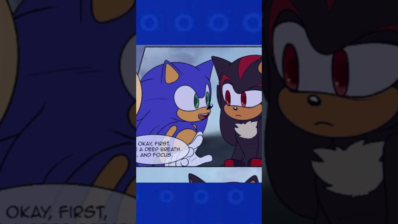 First Kiss X Shadow and the Beast (Sonic Comic Dub) 