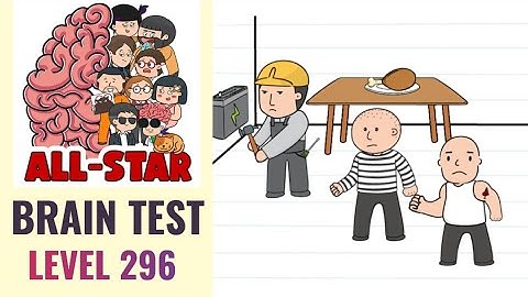 Brain Test All Star Level 296 | The man in the middle needs a screwdriver | Walkthrough