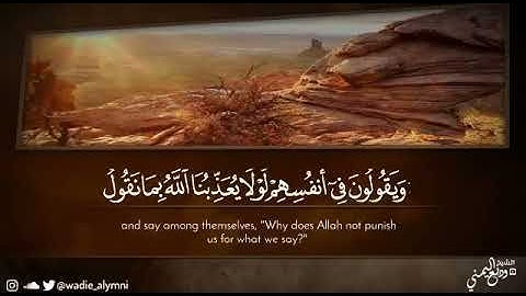 تلاوة من سورة المجادلة القارئ وديع اليمني