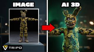 I Created an Animatronic Using AI! FNAF (Tripo AI)