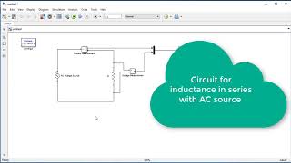 Single phase AC source connected  individually with resistor, inductor and capacitor in in MATLAB