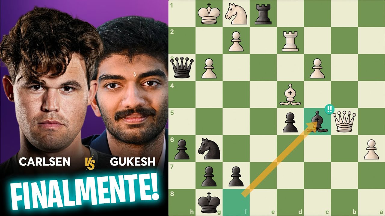 O ENCONTRO MAIS ESPERADO! MAGNUS CARLSEN X GUKESH! Clutch Chess 2025