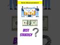 Risk Management Trading Strategy | Risk Reward Ratio #shorts #riskmanagement