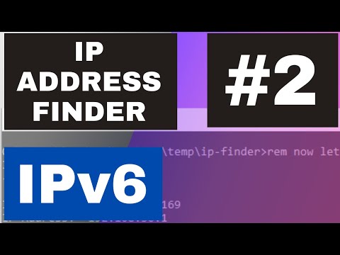 IP-Address Finder #2 | IPv6 using Batch file | Networking | Tech-Tip