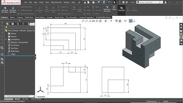 SolidWorks Drawing Tutorial for Beginners Exercise 36