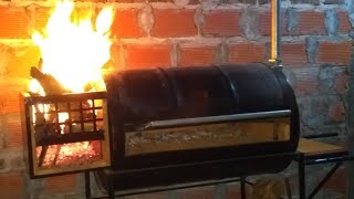como hacer PARRILLA con tambor de aceite  paso a paso tutorial/ how to grill with oil drum tutorial