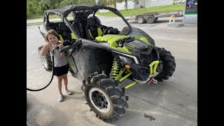 6 year old driving the can am maverick on her own screenshot 2