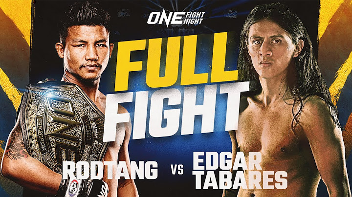 Rodtang vs. Edgar Tabares | ONE Championship Full Fight