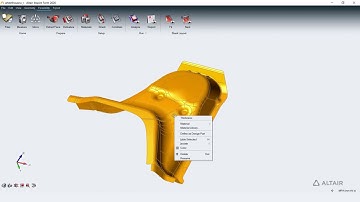 Sheet Metal Forming Feasibility in Altair Inspire™ Form