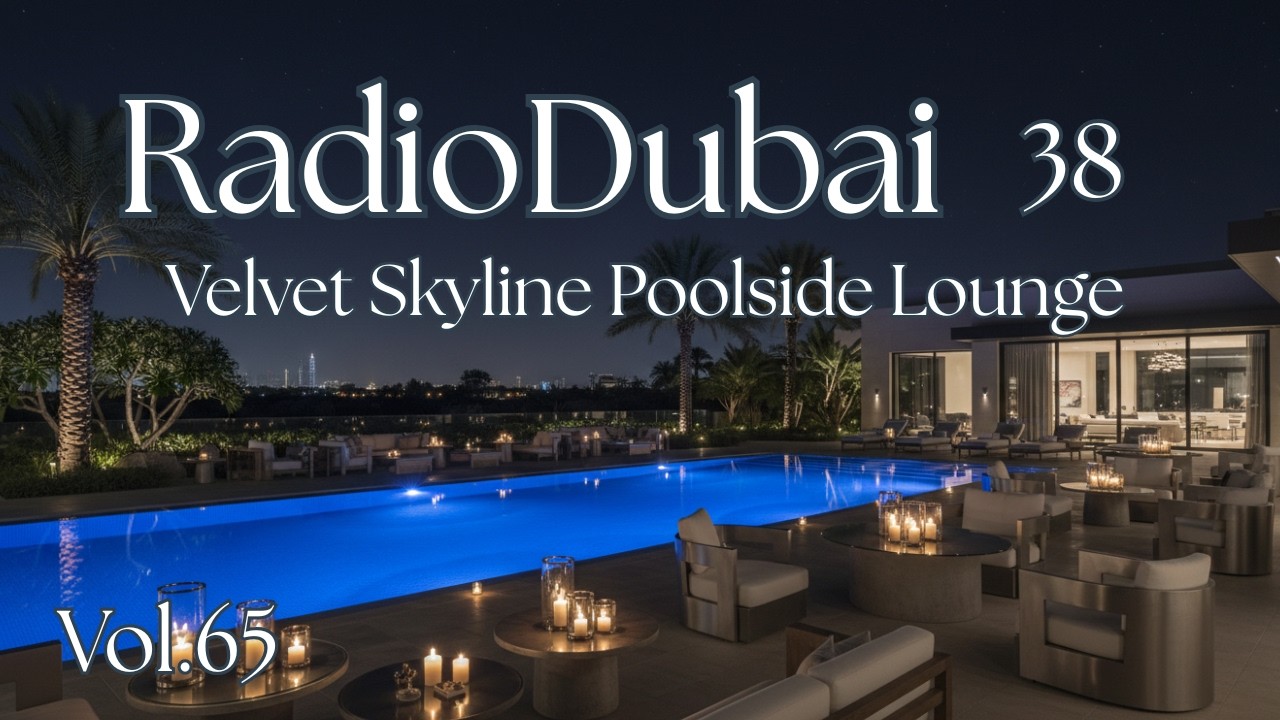 RADIO DUBAI 38 - Luxury Chillout 2026 • Velvet Skyline Poolside Lounge - Лаунж музыка Дубая
