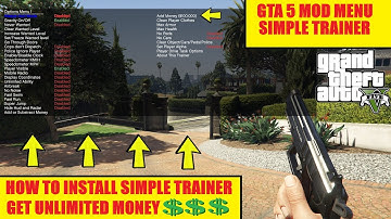 How Install Simple Trainer | Get Unlimited Cash | #gta5mods