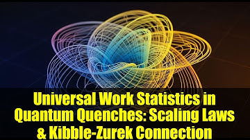 Universal Work Statistics in Quantum Quenches: Scaling Laws & Kibble-Zurek Connection