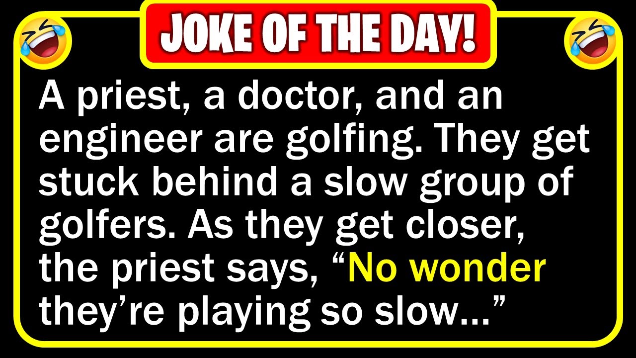 🤣 BEST JOKE OF THE DAY! - A priest, a doctor, and an engineer were waiting... | Funny Daily Jokes