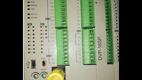 DVP 16SP Connection with delta PLC (English)