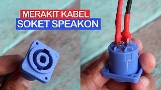 Tutorial Merakit Kabel Soket Speakon | Aksesoris RTA Komponen Speaker