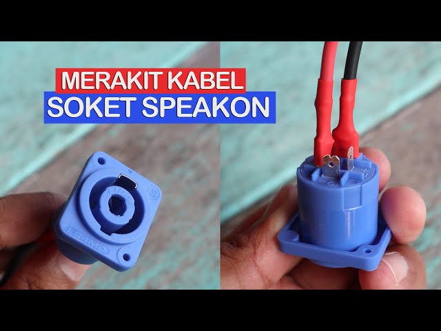 Tutorial Merakit Kabel Soket Speakon | Aksesoris RTA Komponen Speaker class=