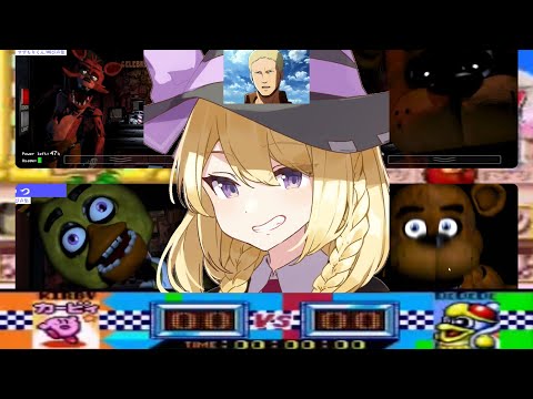 【星のカービィ】ホラーゲームの叫び声でグルメレース【音MAD】