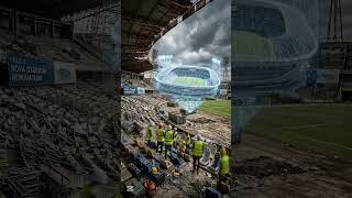 🏟️ Before & After: They Revived a Dead Stadium 🤯🔥 #renovation #transformation #recommendations