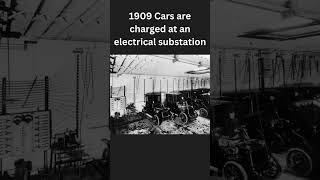 Rise and Fall of Electric Cars: Vintage Black and White Photos #shorts