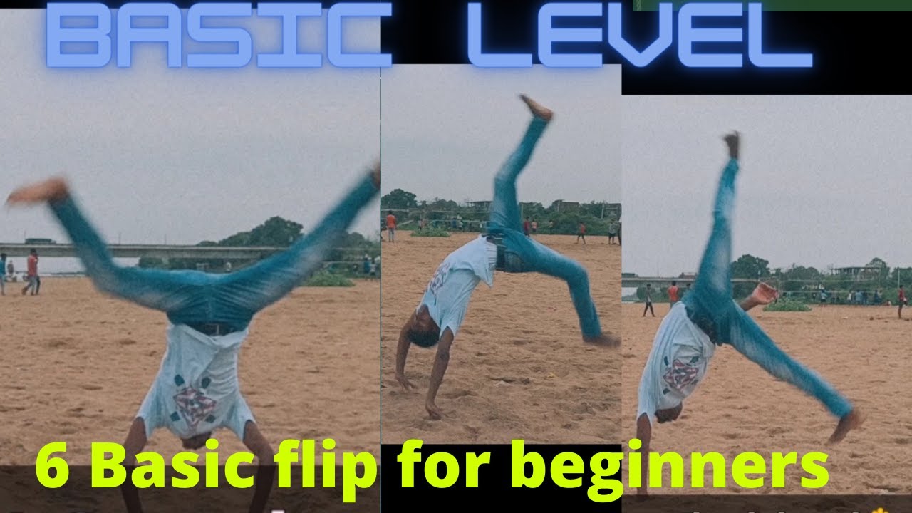 6 Basic flip for beginners / learn easy stunt💪💪 - YouTube