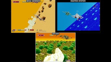 After Burner (Platform Comparison) - Sega Genesis vs Master System vs Arcade