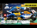 Lego Icons Nigel Mansell F1 Car 10353 with Custom Decals!