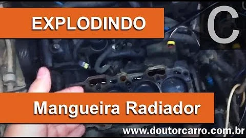 O que faz a mangueira do radiador estourou?