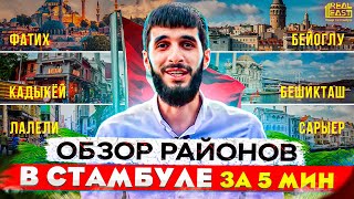 Обзор районов Стамбула за 5 минут. Районы Стамбула 2020 | Жизнь в Турции | Серия #27