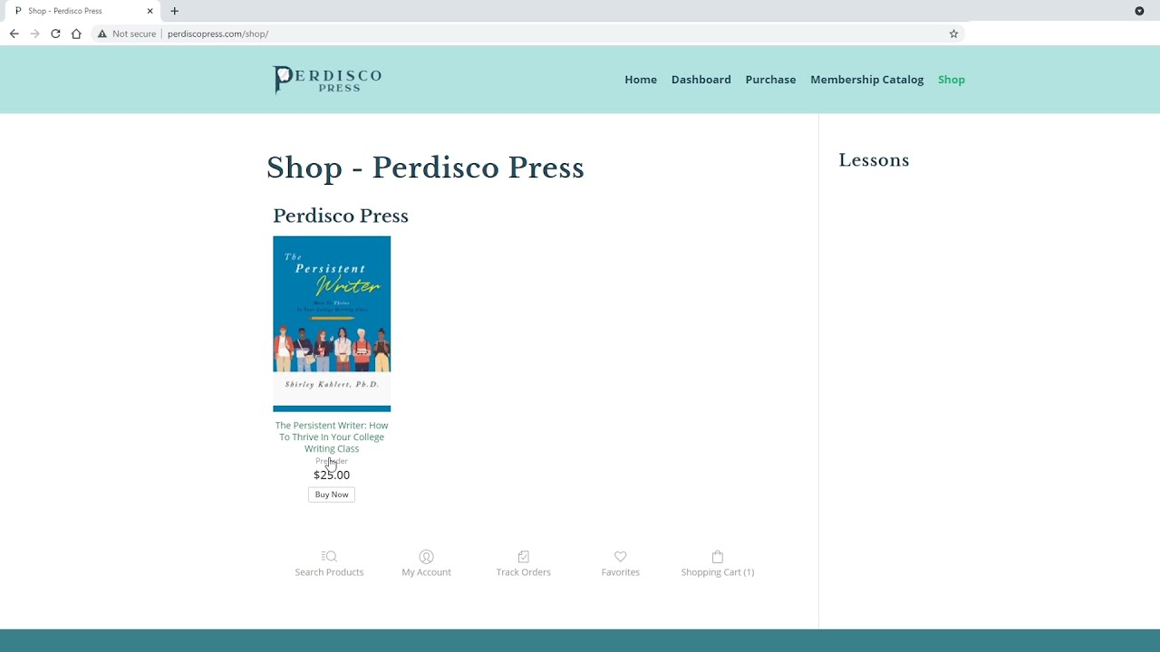 How to Download The Persistent Writer Textbook from Perdisco Press