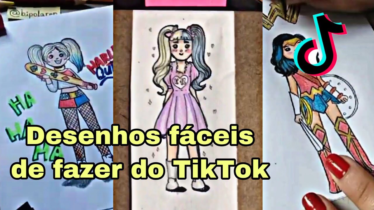 desenhos grandes e faceis para desenhar｜Pesquisa do TikTok