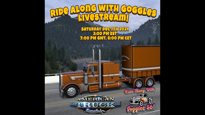 Ride Along with Goggles Livstream! December 7th 2024