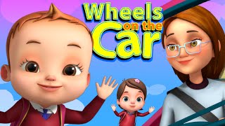 wheels on the car song and more nursery rhymes kids songs baby ronnie rhymes cartoon animation