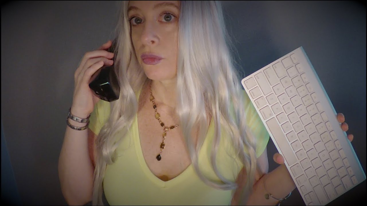 ASMR Rude Gum Chewing Receptionist