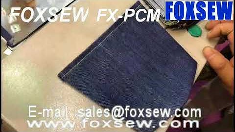 Double Head Jeans Pockets Creasing Machine