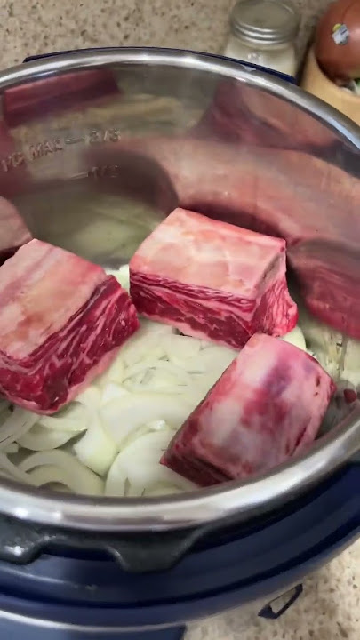 Instant Pot Beef Short Ribs Recipe