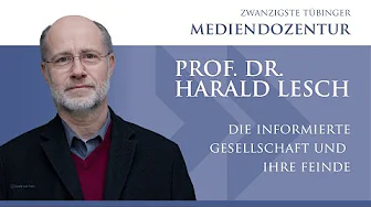 Tübinger Mediendozentur 2025 mit Harald Lesch „Die informierte Gesellschaft und ihre Feinde“