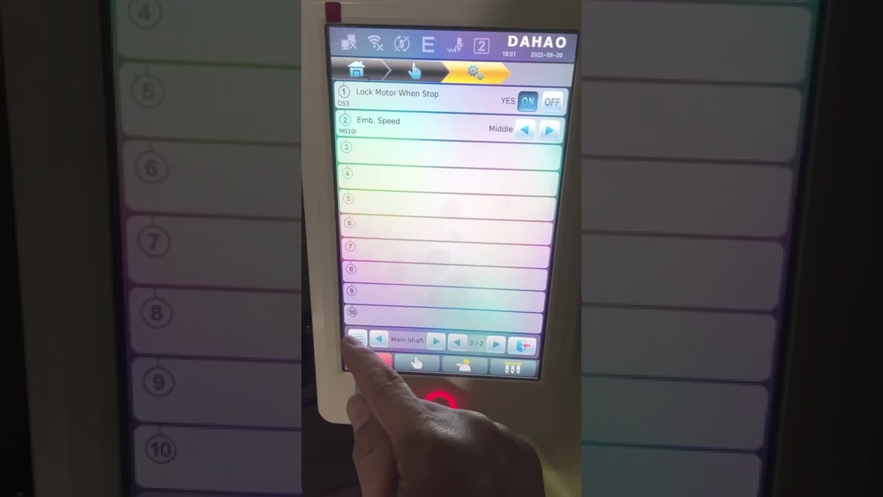 Setelan bawaan asli pabrikan Layar dahao A15 #dahao #500subs #youtube