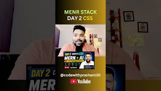 Day 2 Complete CSS Tutorial | MERN + AI Full Course 🔴 LIVE | CSS From Scratch to Advanced