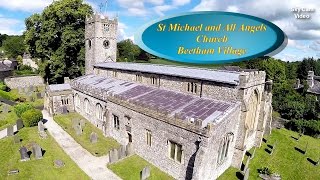 Aerial video of Beetham Church (St Michael and All Angels) in HD
