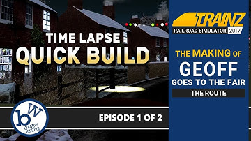 Quick Build. Watch the set for "Geoff goes to the fair" be made. Trainz Railroad Simulator 2019