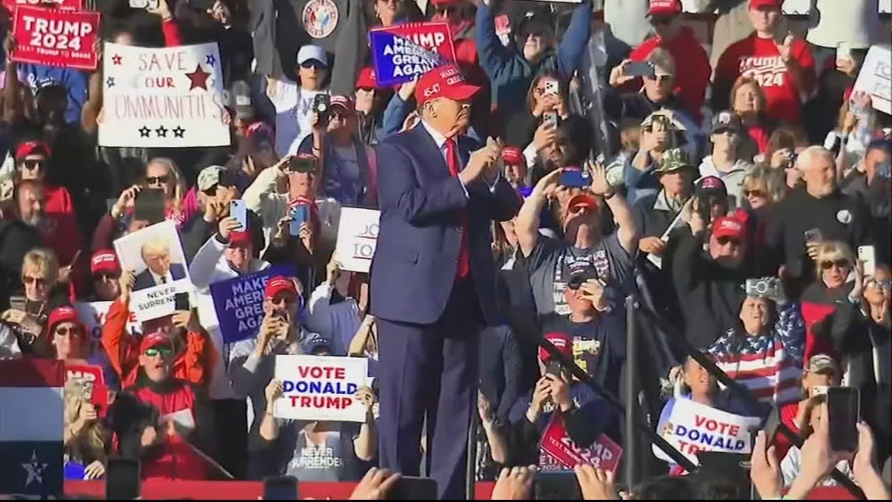 Nearly 100000 people pack Wildwood beach for Donald Trump rally