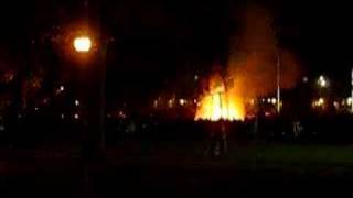 The Dartmouth Bonfire falls